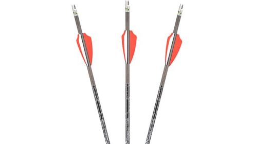 AXE CROSSBOW MICRO BOLT .166" W/RED LIGHTED NOCK 18" 3PK
