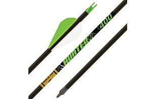 GOLD TIP ARROW HUNTER XT 400 2" RAPTOR VANES 1/2DOZ