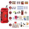 2 Person Comfort Survival Kit, Rolling Bag, Red