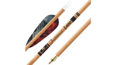 GOLD TIP ARROW TRADITIONAL 4" FEATHERS 1/2 DOZ