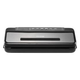 VEVOR Vacuum Sealer Machine, 80Kpa 120W Powerful Compact Food Sealer, 7-in-1 Multi-Functional Food Vacuum Sealer