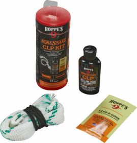 HOPPES BORESNAKE CLEANING KIT (Option: COMBO W/CLP 12GA SHOTGUN)