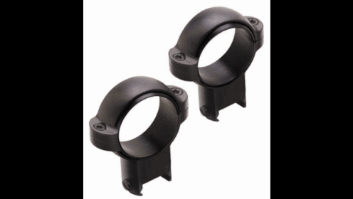 BURRIS ZEE RINGS 1" HIGH (Option: STEEL GLOSS)