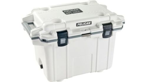 PELICAN COOLERS IM 50 QUART (Option: ELITE WHITE/GRAY)