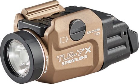 STREAMLIGHT TLR-7X USB LIGHT (Option: W/RAIL MOUNT C4 WHITE LED FDE)