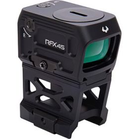 VIRIDIAN REFLEX SIGHT RFX45 (Option: 5MOA GREEN DOT HIGH PIC MOUNT)