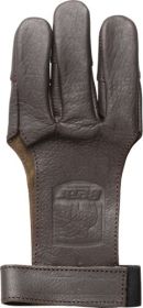 BEAR ARCHERY LEATHER SHOOTING (Option: GLOVE 3-FINGER AMBIDEXTROUS XL)