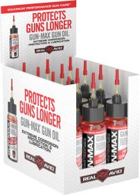REAL AVID GUN MAX GUN OIL (Option: 1 OZ. BOTTLE 12PC. DISPLAY)