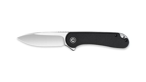 CIVIVI KNIFE ELEMENTUM 2.96" (Option: BLACK G10/SATIN D2 CLAM PACK)
