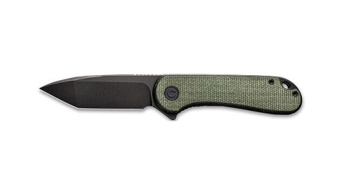 CIVIVI KNIFE ELEMENTUM 2.96" (Option: GREEN MICARTA/BLACK D2 CLAM PK)
