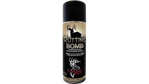 CONQUEST SCENTS DEER LURE (Option: RUTTING BUCK BOMB AEROSOL 7OZ)