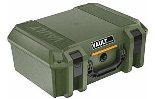 PELICAN VAULT V300 LARGE- 5 PISTOL CSE PRE CUT FOAM ODG (Option: 5 PISTOL CSE PRE CUT FOAM BLK)