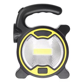 1pc Portable Waterproof LED Flashlight; Mini Lightweight Bright Camping Lamp With Battery For Outdoor Camping Hiking Emergency (Color: Yellow)